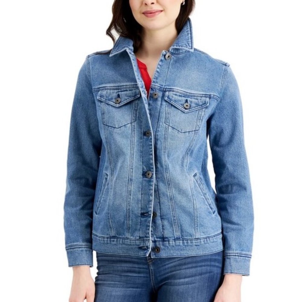 Style & Co Denim Trucker Jacket XXL